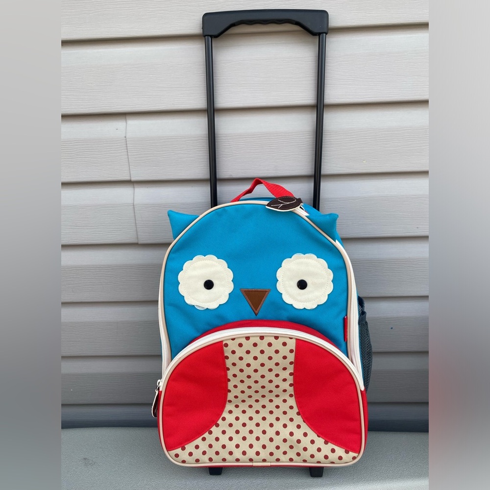 Skip Hoo Zoo Rolling Suitcase - Owl